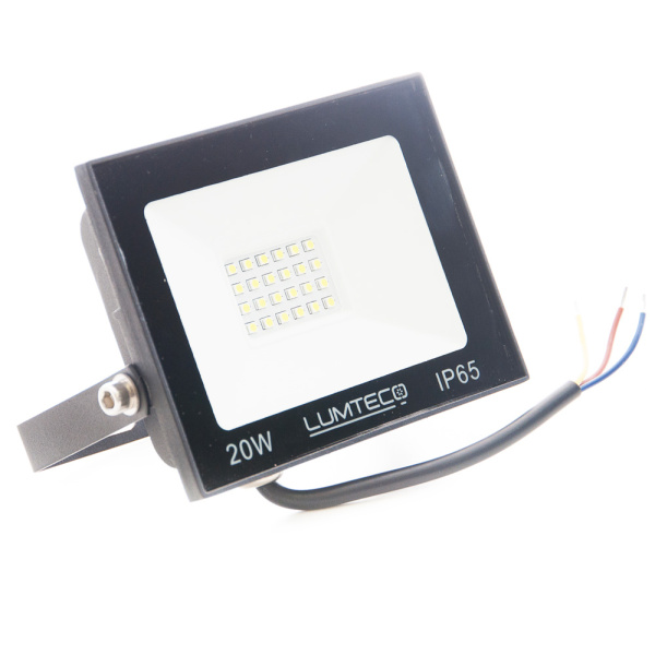 Світлодіодний прожектор LUMTECO YX-01 20w 6500К IP65 100-265V чорний