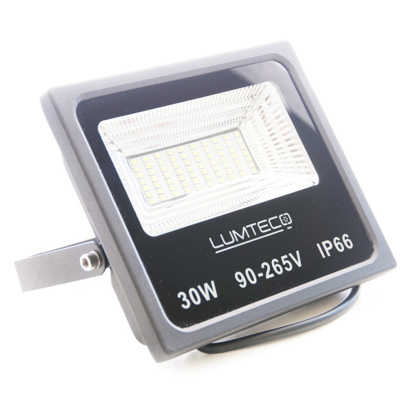 Світлодіодний прожектор LUMTECO YX-06 30w 6500К IP65 90-265V чорний
